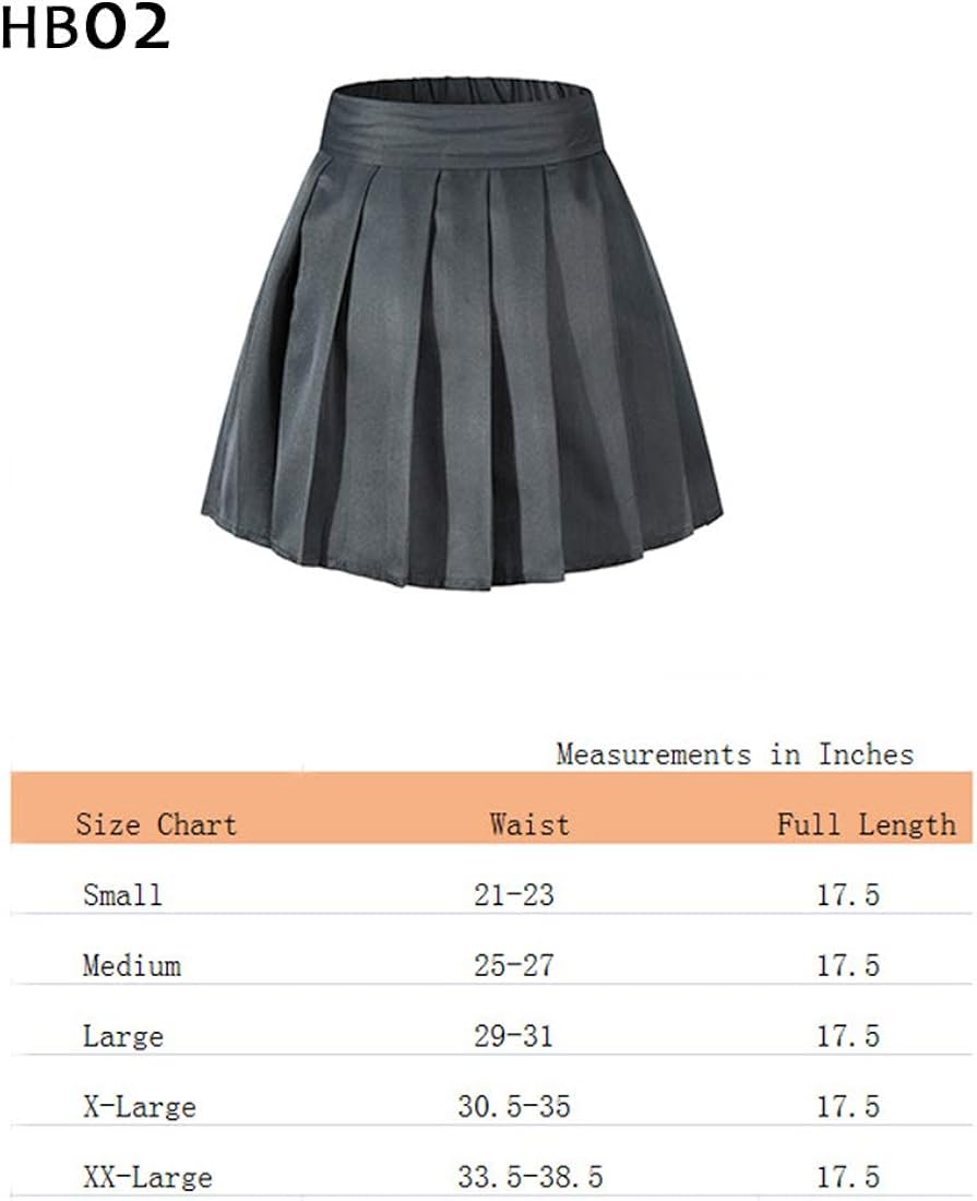 Beautifulfashionlife Women's High Waisted Pleated Mini Skirt A-line Shorts with Elastic Wide Waistband: Clothing