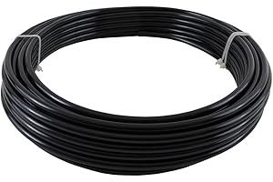 Mytee Products 5/8" OD x 250' Black SAE J844 Nylon Air Brake Tubing DOT Approved | Pneumatic Nylon Air Line Hose for Air Brake System
