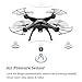 Syma Xmas Gift X5HC 2.4 GHZ 6 Axis Gyro Barometer Altitude Hold RC Headless Mode Quadcopter Drone UFO with 2.0MP HD Camera and Floureon Propeller