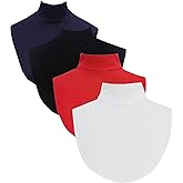 AruiLeo Detachable Fake Turtleneck Dickey Collars High Neck Half Mock Collar for Women Men
