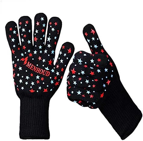 Pictury Heat Resistant Gloves, Microwave Gloves Oven Gloves Kitchen Gloves BBQ Gloves Anti-scalding Gloves