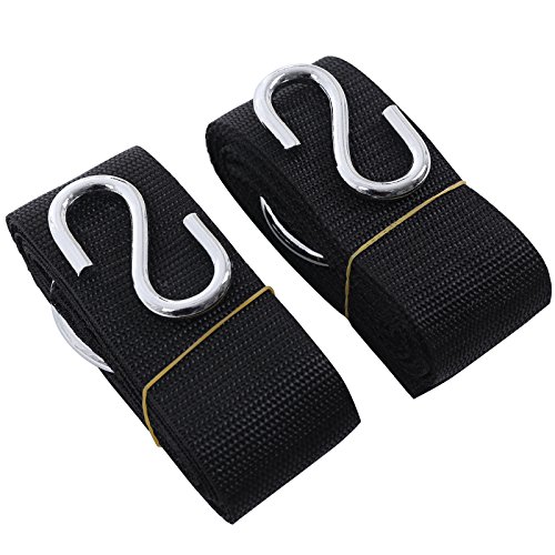 Songmics Befestigungs Set Aufhängeset für Hängematte max. 200 kg, Maße pro Band: 320 x 5 cm (LxB) GDC01P – Bild 9