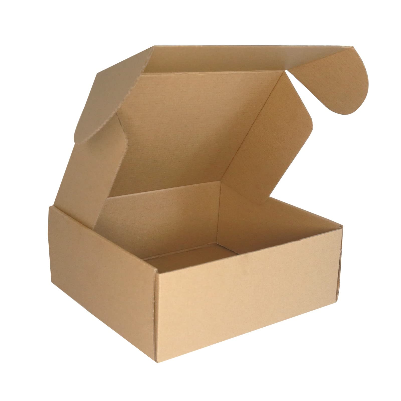 PACK4YA 250×200×100mm (10"x8"x4") Small Parcel Postal Boxes Royal Mail PiP Corrugated Cardboard Boxes for Posting, Brown Mailing Postage Shipping Box for Small Business or Gift (10 Pieces)