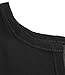 Happy Sailed Women 2018 Casual Chiffon Button V Neck Blouses Shirts,Large Black