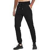 Idtswch 32"/34"/36"/38" Inseam Tall Mens Joggers Sweatpants Extra Long Zipper Pockets Athletic Pants for Jogging,Running