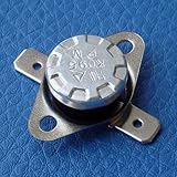 Electronics-Salon 10 PCS KSD301 Normally Open NO 95°C Thermostat, Bimetal Disc Temperature Switch.