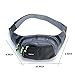 Wekine Lightweight Waist Bag 4 Zipper Pockets, Fanny Pack/Waist Packs Adjustable Belt Strap Runner, Cyclist,Hiking Outdoor Sports. (Black) (Black)