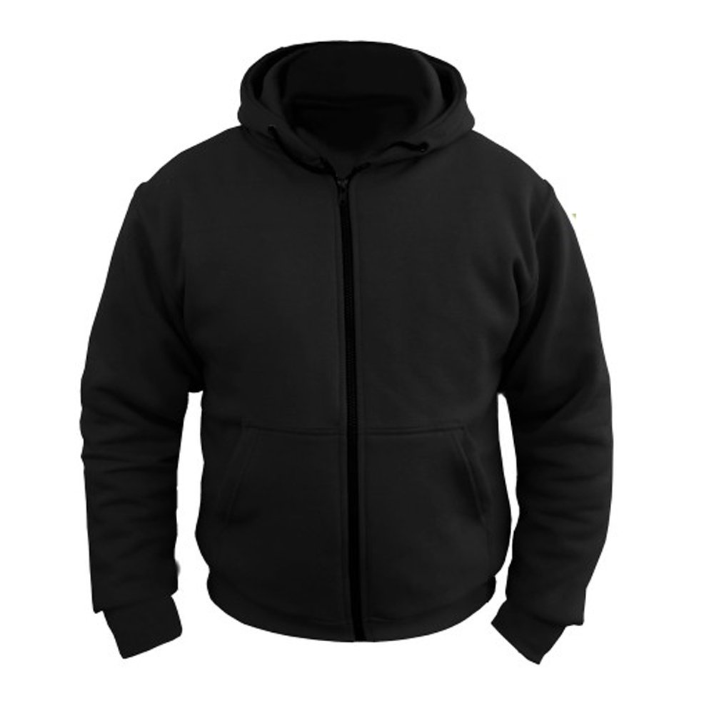 black motorcycle hoodie