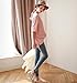 37YIMU Women girl's Fashion Loose Short Sleeve T-Shirt Blouses top Color Pink