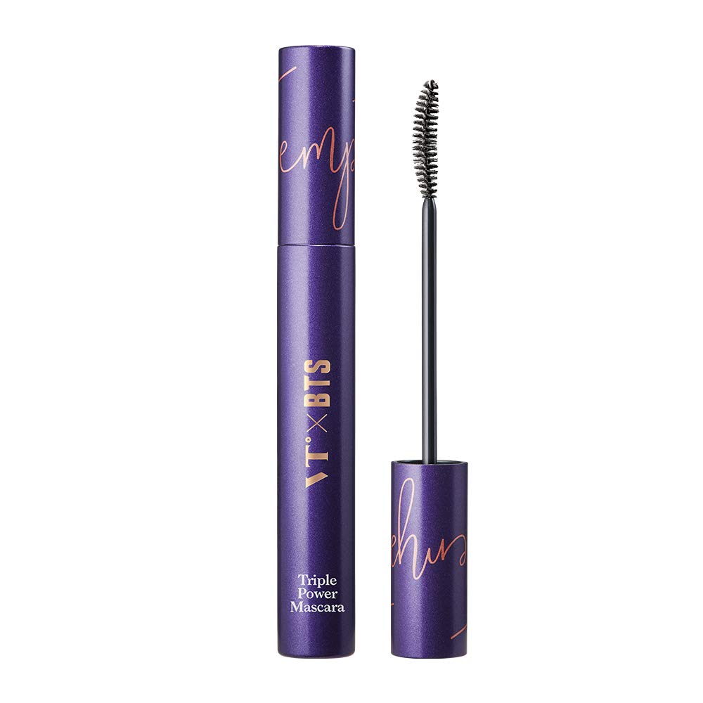 VT X BTS Super Tempting Triple Power Mascara 0.30 fl.oz. / 9ml, waterproof mascara, fiber mascara, voluminous mascara