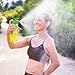Lunatec Aquabot sport water bottle - a pressurized mister, camp shower and hydration in one. Portable running water for your pocket. BPA free.