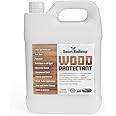Smart BioHemp Plant-Based Wood Protectant, Weather-Resistant Topical Wood Treatment for Outdoor and Indoor Furniture, Marine, & Decking, Certified USDA Bio-Preferred, 1-Quart Covers 75-100 Square Feet