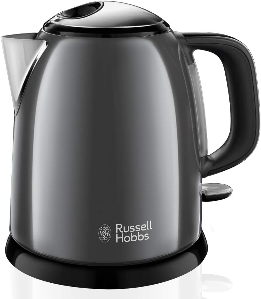 Amazon.de Russell Hobbs MiniWasserkocher Colours+ grau, 1, 0l, 2400W