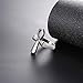 Stainless Steel Cross Ankh Ring (Size 7 to 12)