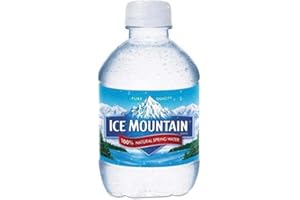 ICE MOUNTAIN Brand 100% Natural Spring Water, 8-ounce mini plastic bottles (Pack of 48)