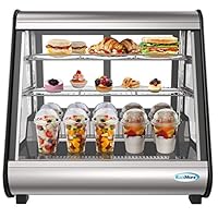 KoolMore 27" Commercial Countertop Refrigerator Display Case Merchandiser with LED Lighting - 4.6 cu. ft