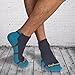 Men’s & Women’s Blue No-Slip No Show Grip Tread Hospital & Yoga Socks