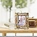 Gift Garden Friends Gift Vintage Picture Frame 5x7 Home Decor for Photo 5 by 7 Inch Gold