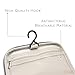 Airlab Travel Hanging Toiletry Bag for men and women, Large Toiletries Organizer, Make up, Cosmetic bag with Handle and Hook, Travel Organizer, Grey