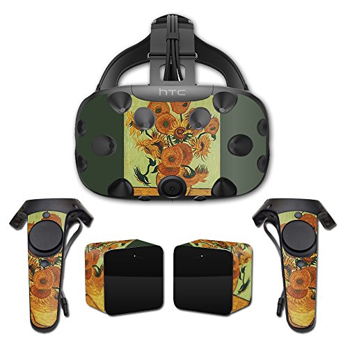 MightySkins Skin Compatible with HTC Vive Full Coverage - Van Gogh Sunflowers |…