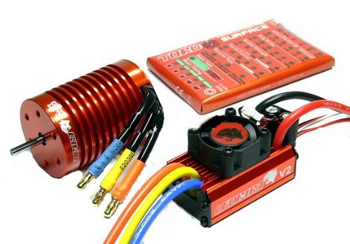 Generic Leopard 60A ESC + Brushless Motor 1/10 Car Combo w/Program Card by Generic