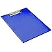 MyLifeUNIT Clipboard Folder with Pocket, Clipboard Padfolio File Folder, Letter Size or A4 Size (Blue)
