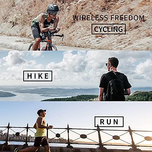 Bluetooth Kopfhörer Sport, Kabellose Kopfhörer In Ear Bluetooth 5.0 Wireless Ohrhörer, IP7 Wasserdicht Wireless Über-Ohr Haken 48 Stunden Spielzeit Stereo Noise Cancelling HD Mikrofon mit Deep Bass