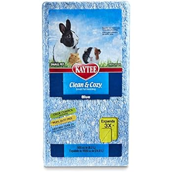 Kaytee Clean and Cozy Bedding, Blue, 500 -Cubic Inch ( expandable upto 1500 Cu In )