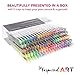 Gel Pen Set for Coloring – 100 Unique Colors (No Duplicates) Superior Quality, Free Flowing. XXL Pack Size - 60% Extra Ink. Includes Sparkly Glitter Pens, Metallic, Neon, Pastel & Classic Shades