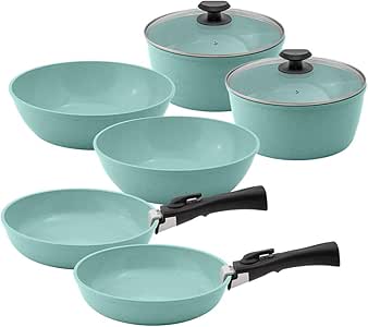 JADE COOK Paquete con 2 Baterías de Cocina Jade Smart, mango