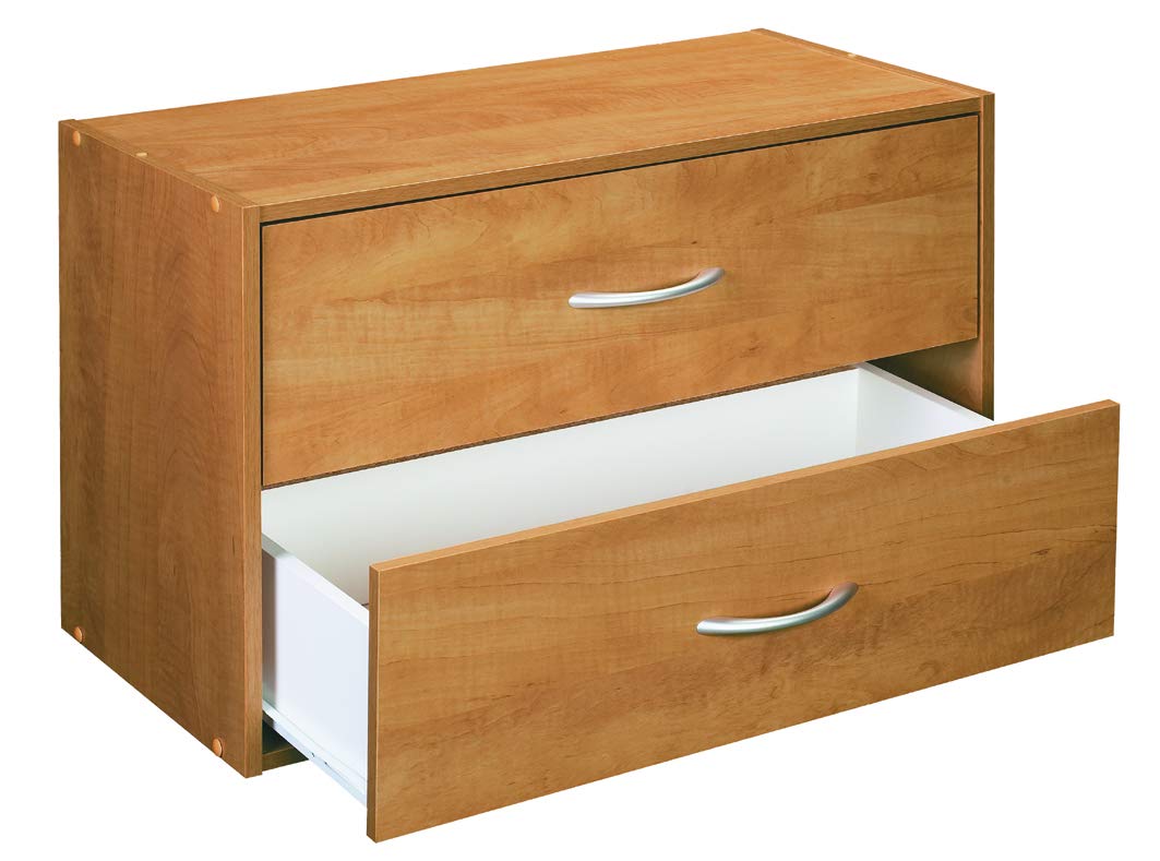 Closetmaid 896600 2 Drawer Laminate Stacker Organizer Alder