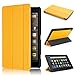 Fire HD 8 Case 7th generation 2017 Release, Swees Slim Folio Protective Leather Smart Case Cover with Stand for All New Amazon Fire HD 8 Tablet with alexa 7th gen 2017 Kids Friendly, Canary Yellow
