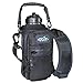 Arca Gear 32 oz Hydro Carrier - Insulated Water Bottle Sling w/Carry Handle, Shoulder Strap, Wallet and Two Pouches - The Perfect Flask Accessory - Black
