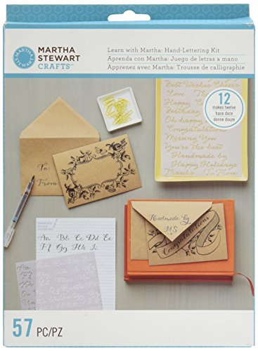 Martha stewart calligraphy hand lettering kit