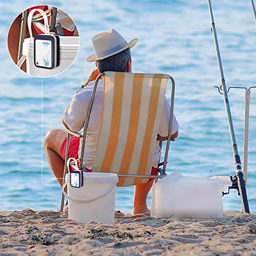 Aquarium Air Pump Quiet High Output Air Aerator for Fish Tank 4 Air