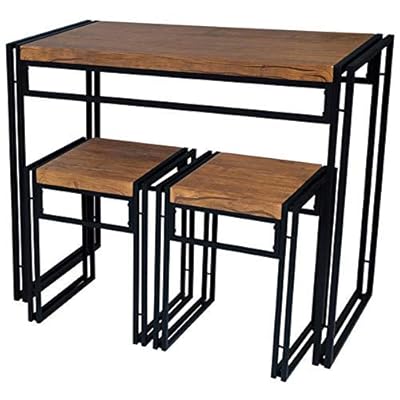 Atlantic Black Dining Table Set for Modern Rooms