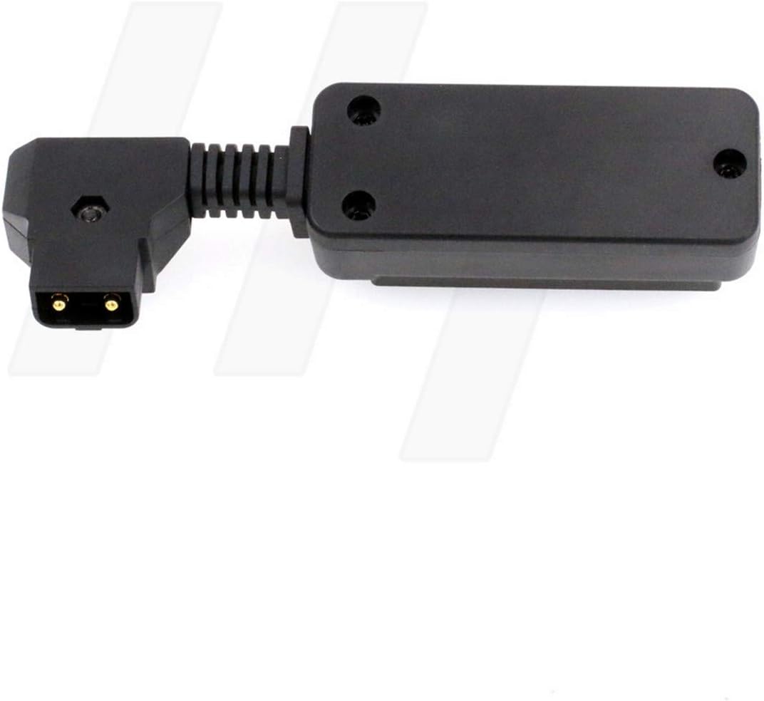HangTon Short D-Tap P-tap Power Splitter Male to Female Adapter 1 to 4 for V-Mount Gold Mount Battery, Black - Image 4