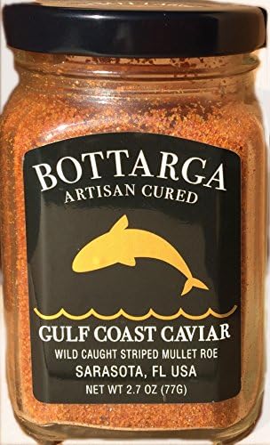 Gulf Coast Caviar's Grated Domestic Bottarga 2.7oz Bottle