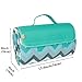 yodo Outdoor Picnic Blanket Water-Resistant for Camping Hiking Festivals,Spring Summer Blue Chevron