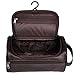 Men Toiletry Bag with Hanging Hook,Classy Waterproof Toiletry Bag,PU Leather Travel Accessories Bag by Sunny Snowy (8020/brown)