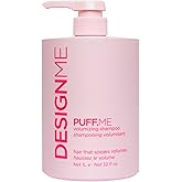 Design.Me PUFF.ME Volumizing Shampoo | Adds Body, Bounce & Volume for Fuller, Thicker Hair| For Fine & Medium Hair | Boosts S