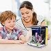 FREESEA 1.4 Gallon Aquarium Starter Kits, Aquariums Square Betta Fish Tank with LED Light and Filter Pumpthumb 1