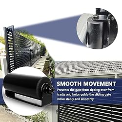 2Pack Slide Gate Guide Roller with C Post Welded