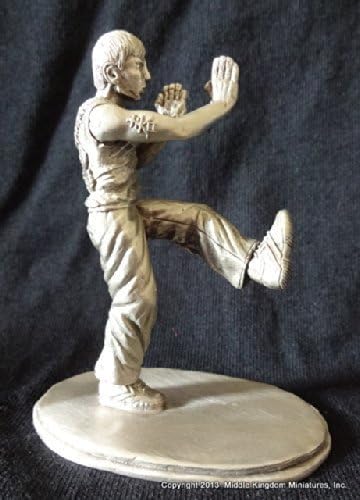 Wing Chun Kung Fu-Jeet Tek(Stop Kick) (Antigue finished pewter)