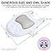 Luxury Non-Slip Spa Bath Pillow For Tub with 5D Air Mesh Technology, Machine Washable- Extra Large Size (17.7