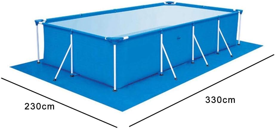 Earthily Square Pool Ground Cloth Inflatable Swimming Pool Mat Rectangular Pool Floor Protector Pads Above Ground Pools Easy to Clean Mat Suitable for Swimming Pool Practical Impart Accepted