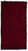 Lavish Home High Pile Shag Rug Carpet, 21 x 36, Burgundy
