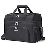 Lifewit Collapsible Cooler Bag 32-Can Insulated Leakproof Soft Cooler Portable Double Decker Cooler Tote for Beach/Picnic/Sports