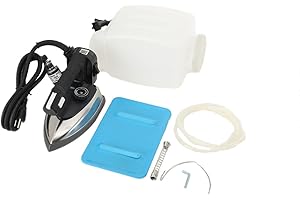 TABODD 1200W Gravity Feed Industrial Electric Steam Iron, 4L Professional Steam Iron for Clothes Powerful Clothing Steamer with 4L Water Tank for Factory Clothing Shop, Temp Range 60~260℃