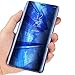 Galaxy Note 9 Case,WATACH Smart Clear View Makeup Mirror Electroplate Plating Kickstand Feature Full Body Protective Flip Folio Cover for Galaxy Note 9 (Blue)